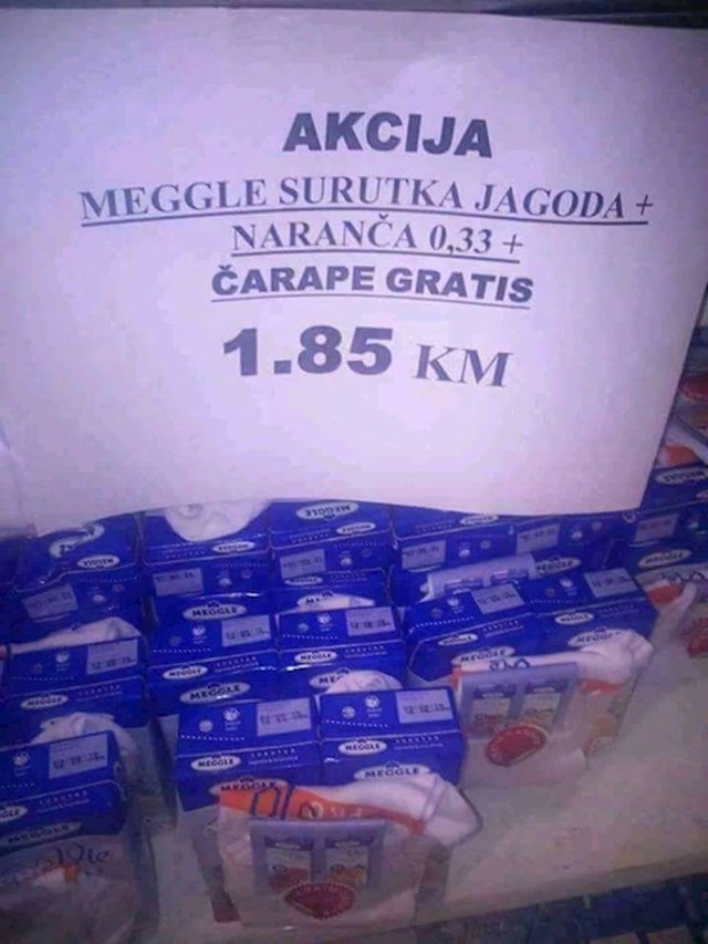 Pogledajte što su nudili uz sirutku: