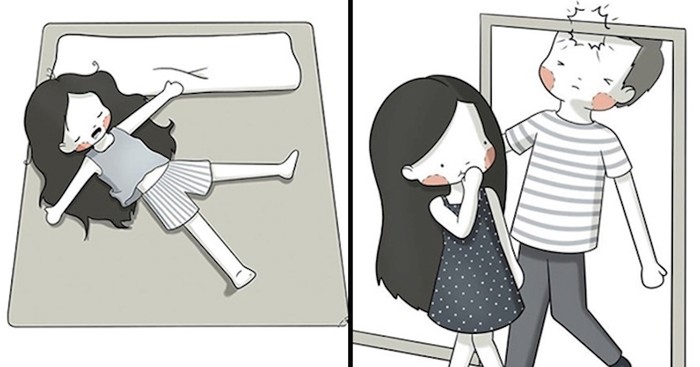 Niska djevojka je duhovitim ilustracijama otkrila prednosti niskih ljudi