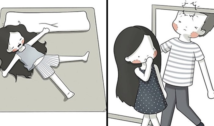 Niska djevojka je duhovitim ilustracijama otkrila prednosti niskih ljudi