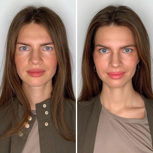 Žene su se prvo našminkale same, a onda ih je našminkala profesionalka: Pogledajte razliku (FOTO) #25