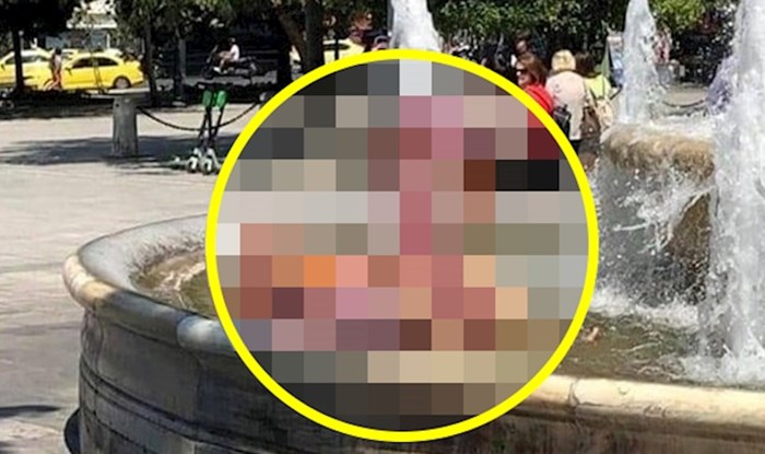 Usred grada su vidjeli čudaka kojemu ne treba more kako bi uživao u ljetu