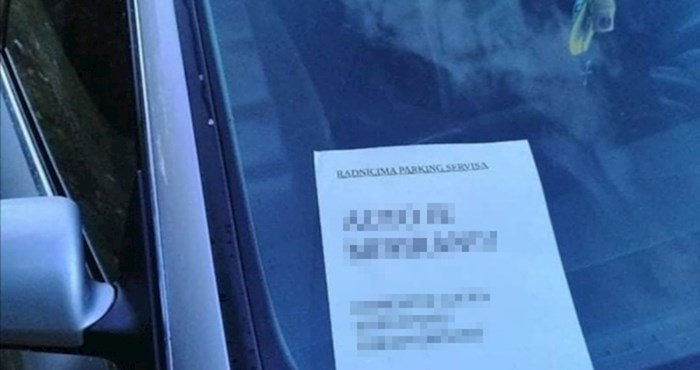 Vlasnik auta je radnicima parkinga ostavio neobičnu poruku koja ih je ipak nasmijala