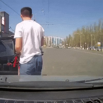 Žena prelazila cestu kao da nema nikoga oko nje, auti je izbjegavali kao u video igrici