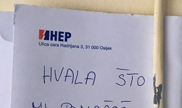 Netko je Slavoncu otvarao poštu pa je susjedu napisao poruku na kuverti