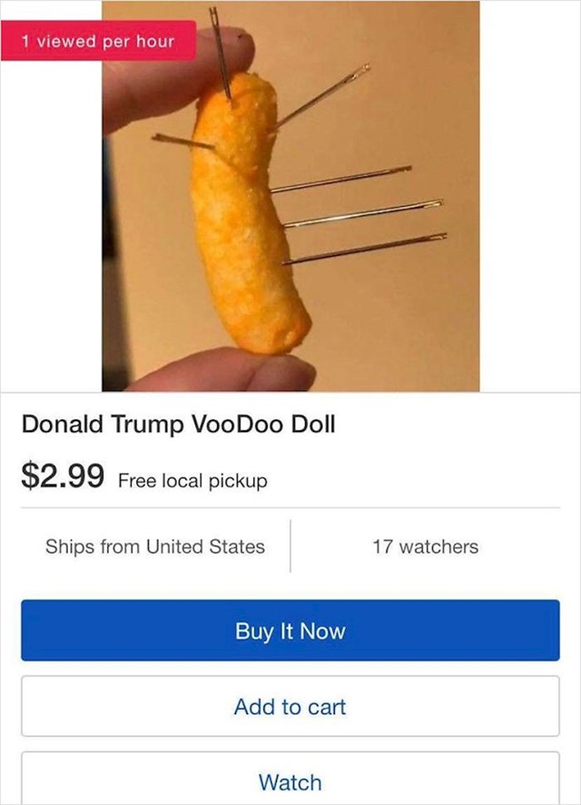 Donald Trump voodoo lutka