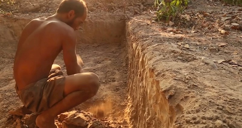 VIDEO Iskopao je ogromnu rupu pa napravio nešto što će vas ostaviti bez daha