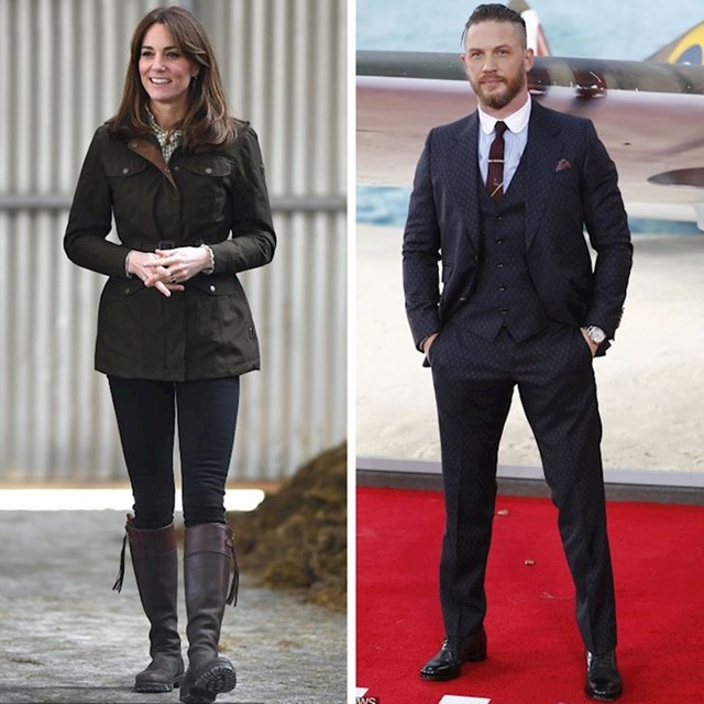 Kate Middleton i Tom Hardy - 175 cm