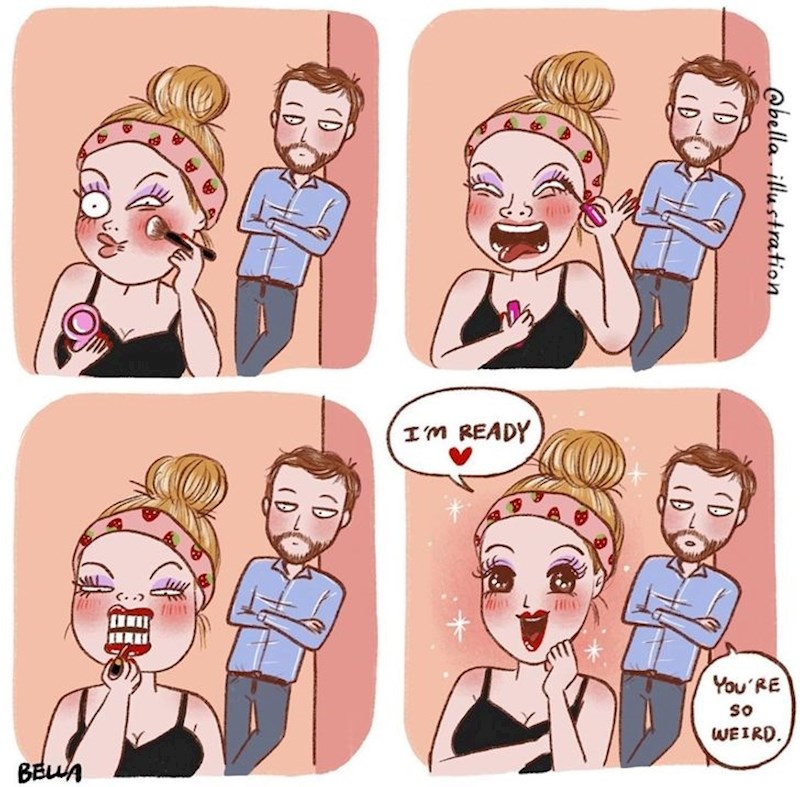 Šminkanje prije izlaska iz kuće