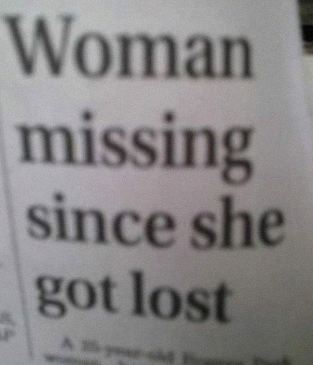 "Žena nestala otkako se izgubila"