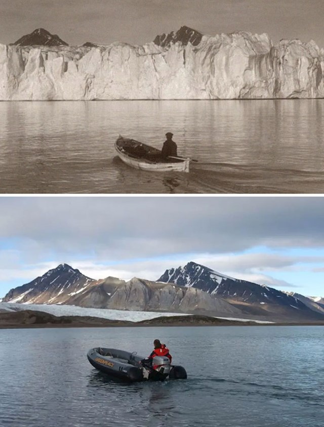 Arktik prije 103 godine i danas