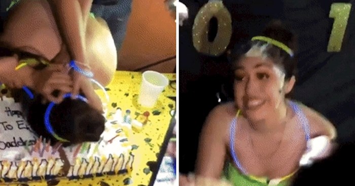 Djevojka je znala da će joj prijatelji htjeti ugurati lice u tortu pa se snašla na genijalan način