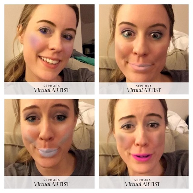 Htjela je isprobati Sephorin virtualni online makeup, evo kako je to izgledalo.