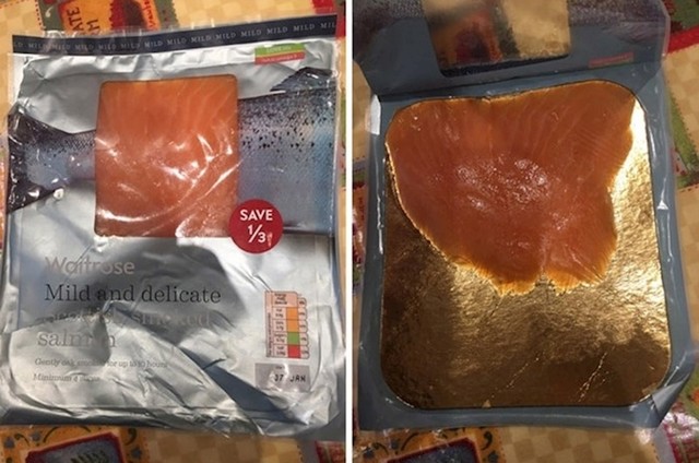 Bilo je to razočaravajuće pakiranje lososa.