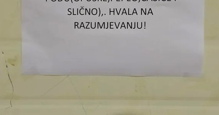 Čistačica je izgubila živce pa sarkastičnom porukom natjerala ljude na razmišljanje