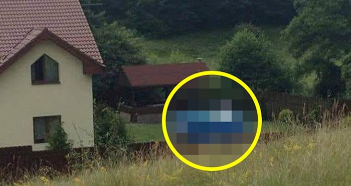 Netko je izdaleka slikao kuću u prirodi, u dvorištu je primijetio nešto prečudno