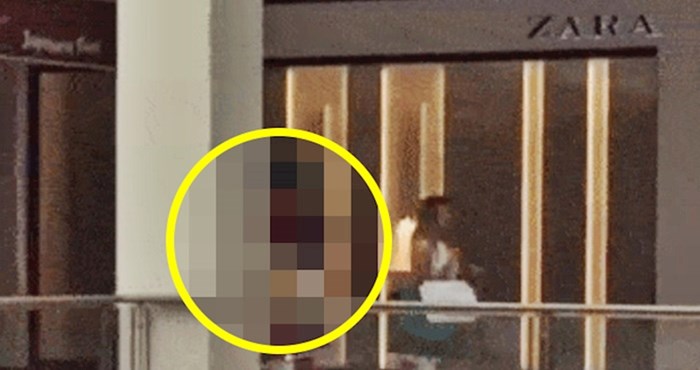 Netko je snimio prečudan prizor u shopping centru, pogledajte tko je hodao kraj ove žene