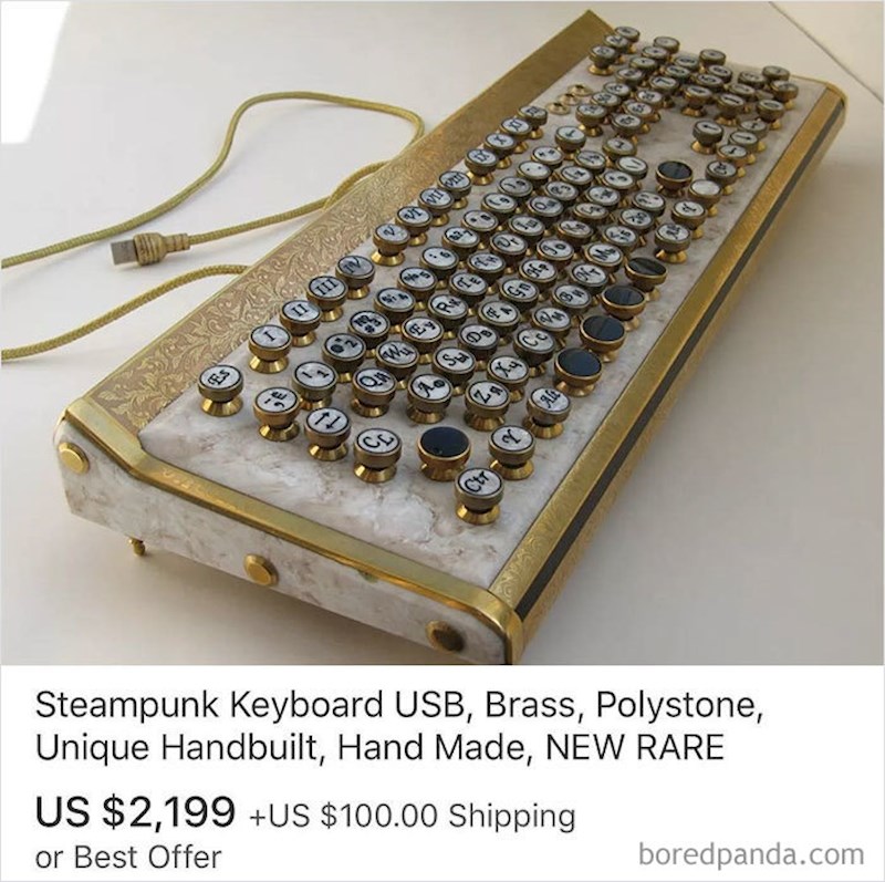 Tipkovnica od mramora i mesinga?!