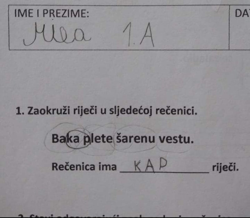 Evo kako je djevojčica odgovorila: