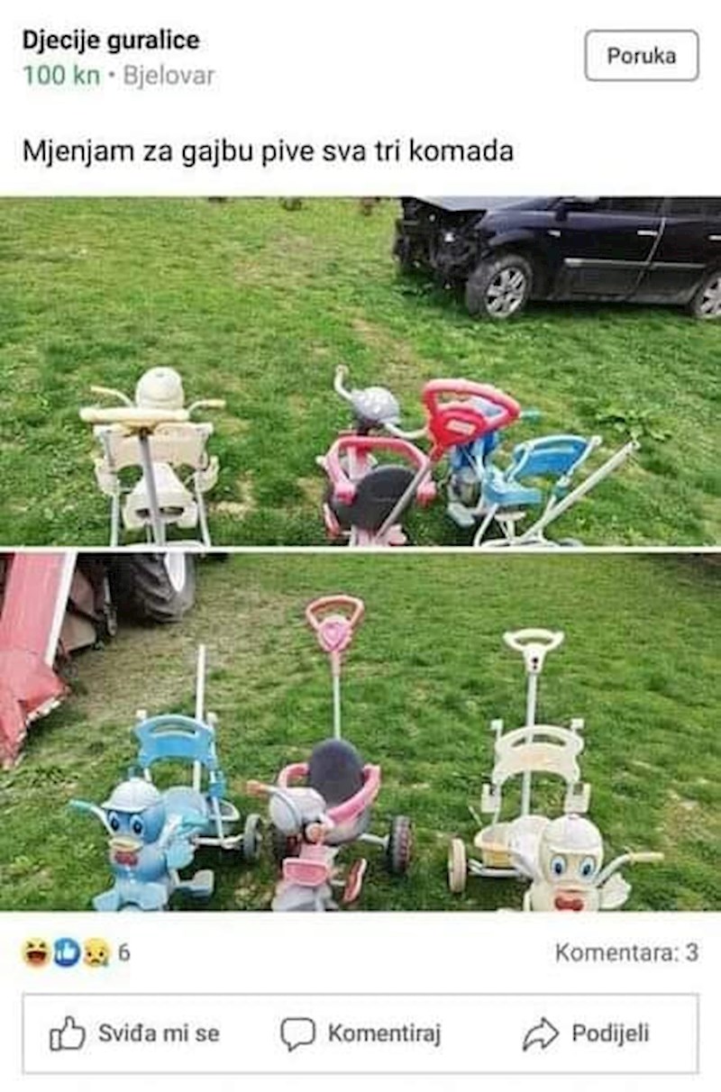 Pogledajte oglas koji se pojavio na Facebooku: