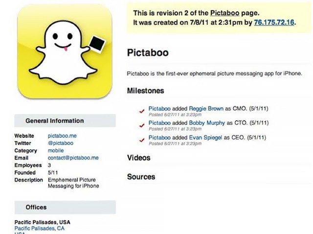 Snapchat / Pictaboo