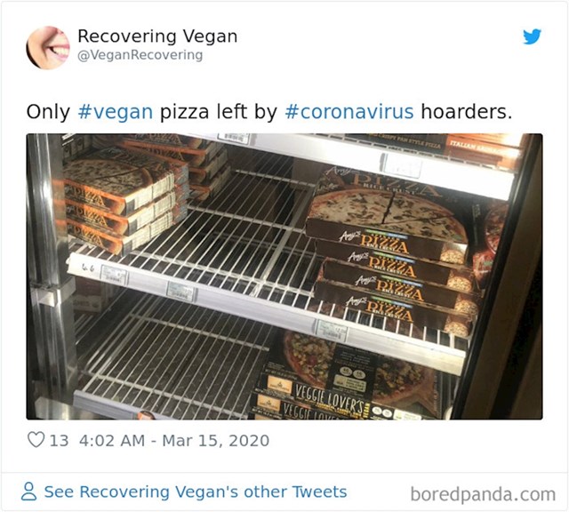 Veganska pizza nikoga nije privukla.