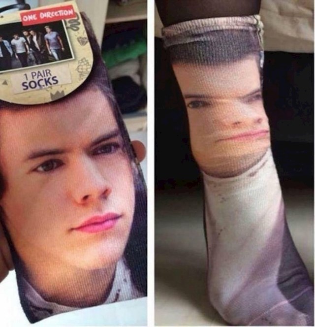 Kad se stave na nogu, ove čarape ne izgledaju baš najbolje...