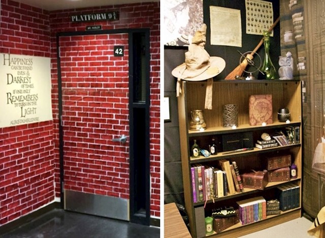 Ovaj profesor je potrošio 70 sati kako bi napravio "Harry Potter učionicu".