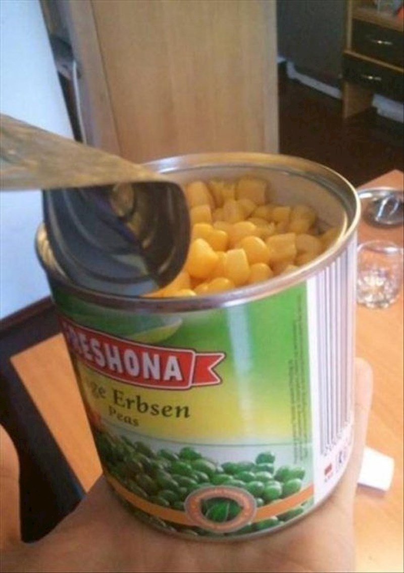 Kupio je konzervu graška, a dobio nešto sasvim drugo.