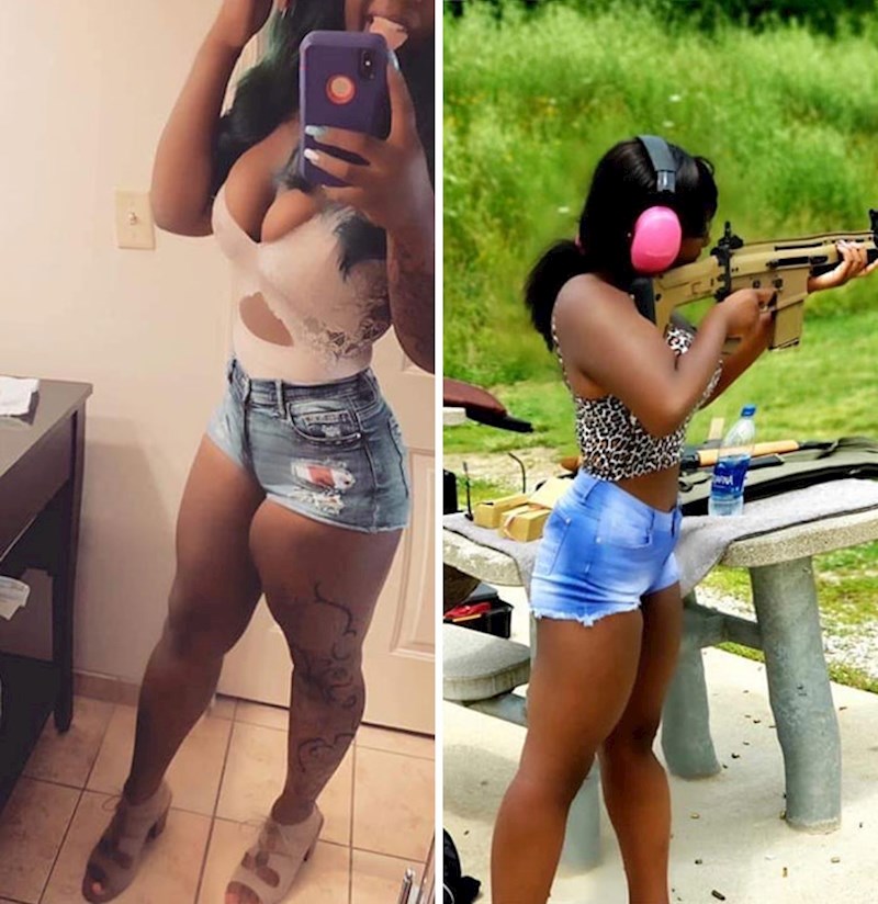 Ova djevojka stvarno ne zna uređivati fotke. Pogledajte noge na desnoj slici.