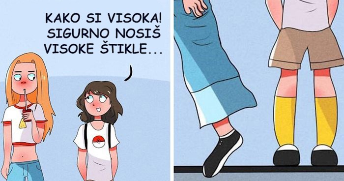 Djevojka je nacrtala probleme koje će razumjeti samo visoke cure