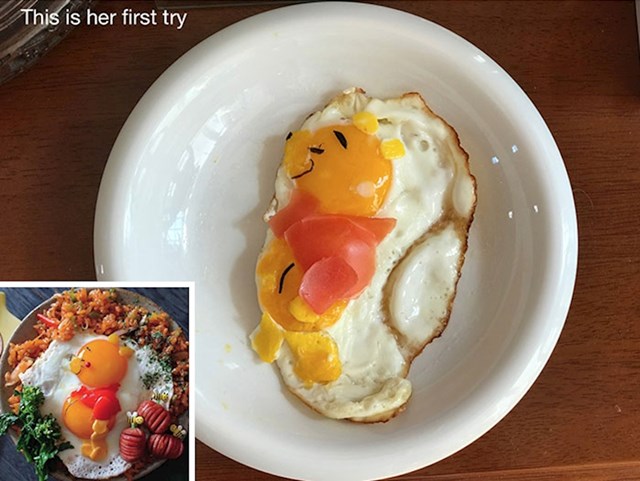 "vidjela sam prekrasan doručak koji je napravila jedna žena iz japana pa sam pitao mamu može li i ona meni napraviti ovako nešto."