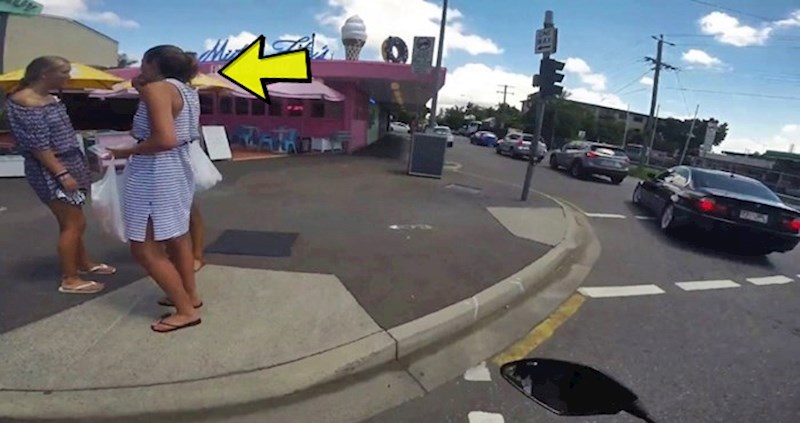 VIDEO Motorist se okrenuo kad je ugledao zgodne cure, a onda je shvatio da je to bila velika pogreška