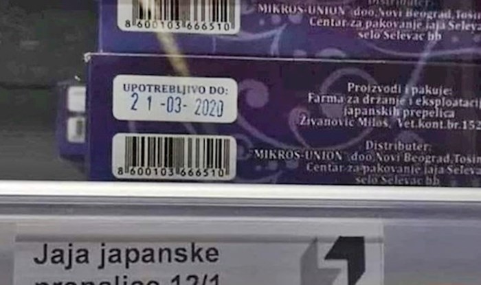 Kupac je u supermarketu vidio natpis koji ga je nasmijao do suza
