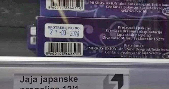 Kupac je u supermarketu vidio natpis koji ga je nasmijao do suza