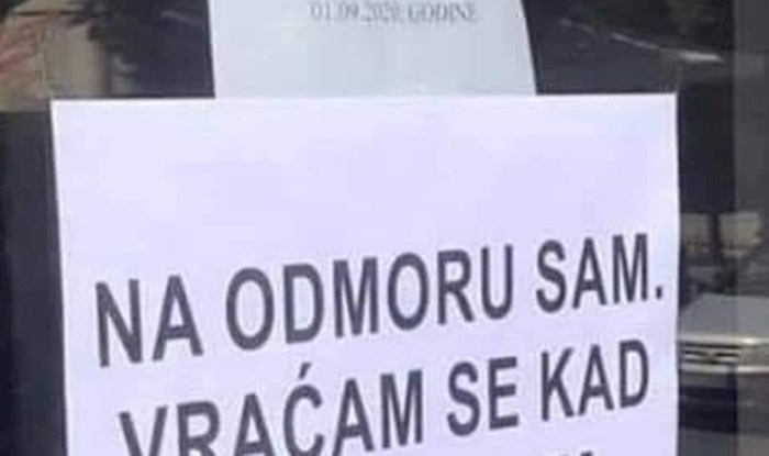 Brutalno iskreni vlasnik radnje ostavio je obavijest i otkrio kad će opet početi raditi