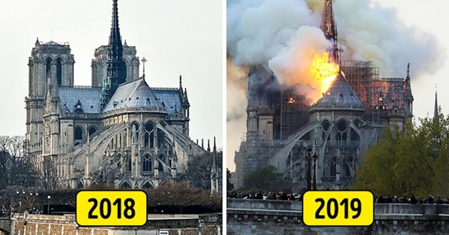 7 popularnih turističkih lokacija koje je svijet izgubio u posljednjih nekoliko godina notre-dame, pariz, francuska