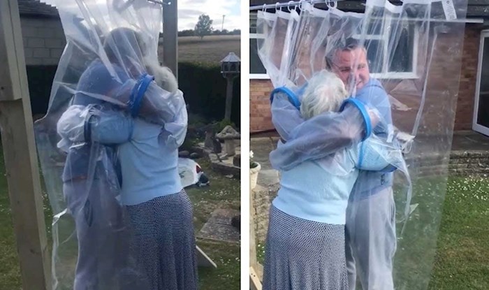 VIDEO Unuk je razveselio baku nakon što je napravio zavjesu za grljenje tijekom korone