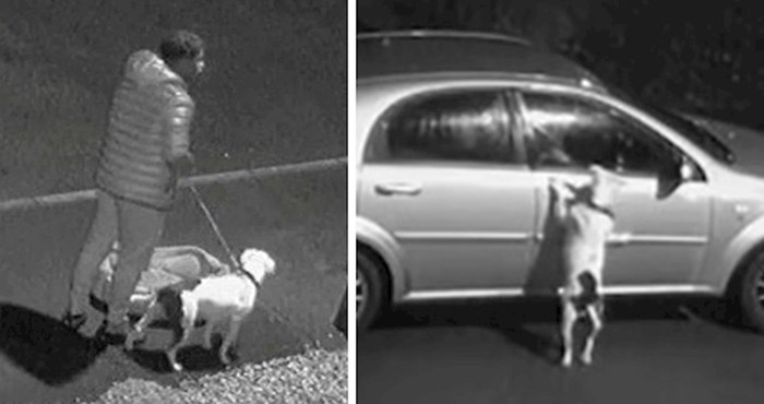 VIDEO Pas nije shvaćao da ga vlasnik zauvijek napušta, očajnički se htio vratiti u auto