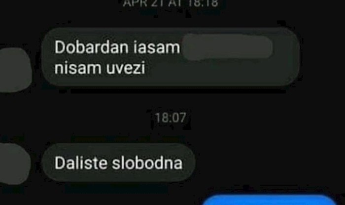 Javio se djevojci i pitao je li slobodna, na odbijenicu je reagirao na neočekivan način