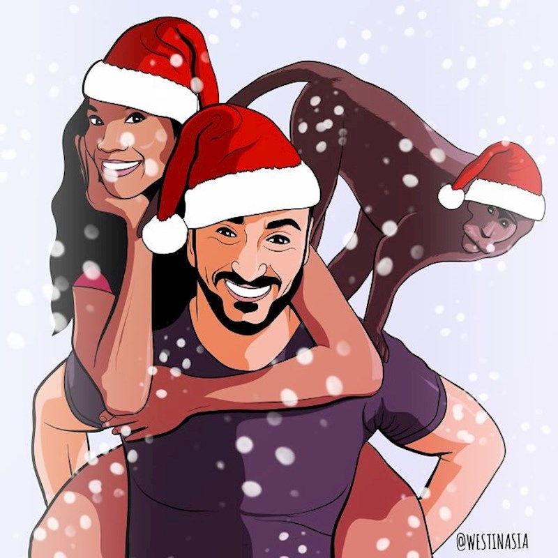 Kako ljudi na Baliju zamišljaju Božić