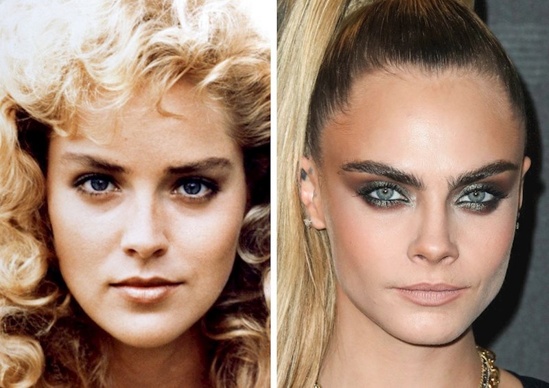 Sharon Stone & Cara Delevingne — 27 godina