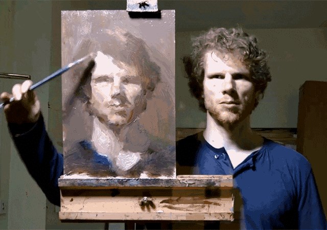 Ovakvog slikara još niste vidjeli, pogledajte na koji je način naslikao svoj autoportret