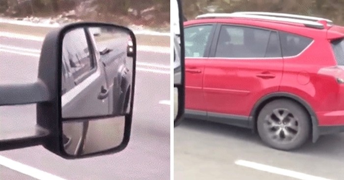 Vozili su se na autocesti pa ugledali bizaran prizor, pogledajte što su snimili
