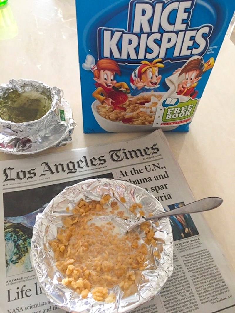 Ono kad si prelijen za pranje suđa...