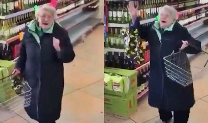Netko je snimio presmiješnu reakciju bake koja je u dućanu čula omiljenu pjesmu