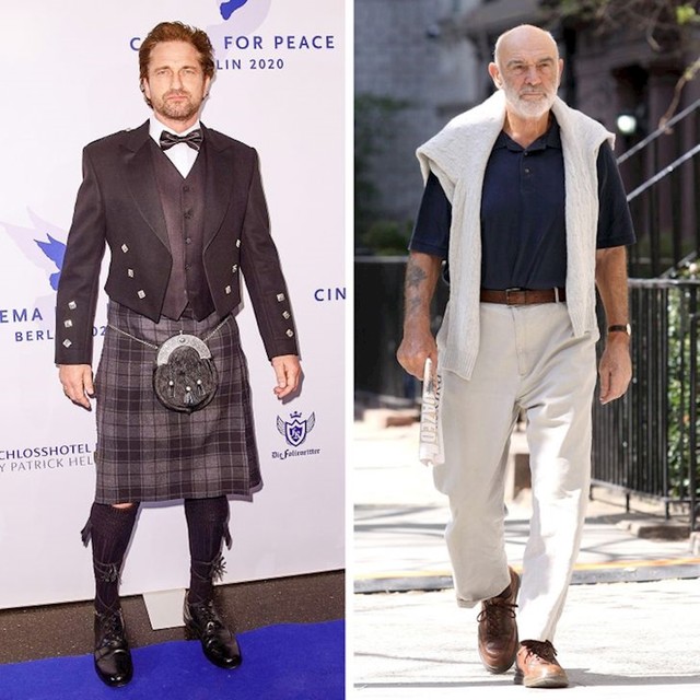 Gerard Butler i Sean Connery - 188 cm
