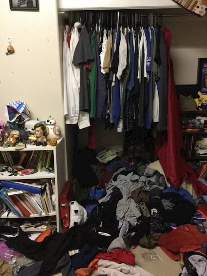 Kad vam dijete razbaca sobu pa vi morate čistiti...