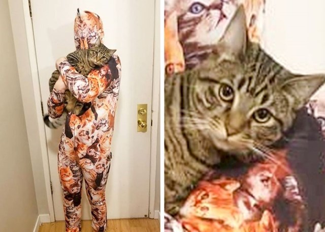 "Danas mi je stigao paket koji nisam naručio. Isprobao sam kostim koji je bio unutra, moja mačka nije bila oduševljena."