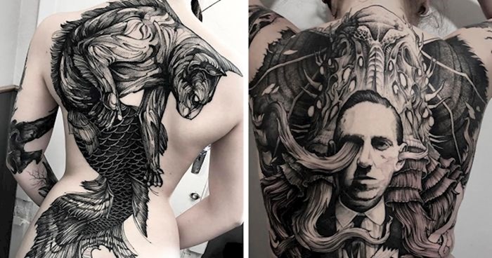 Tetovaža preko cijelih leđa većini ljudi zvuči kao pretjerivanje, no ovi primjeri su se mnogima svidjeli