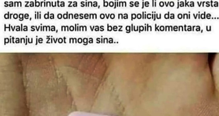 Mama je mislila da se sin drogira, ostali su se smijali kad su vidjeli zbog čega paničari